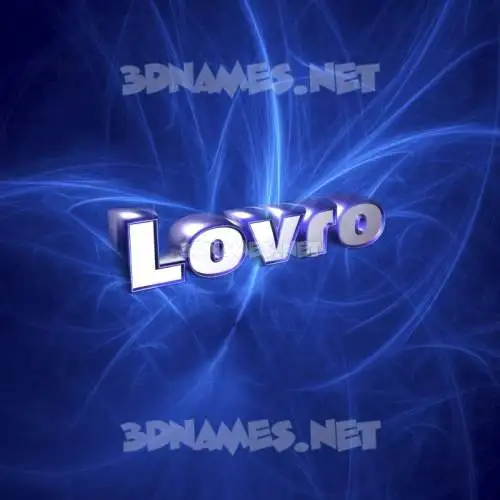 lovro in Plasma style - 3D name wallpaper lovro in Plasma style - 3D name wallpaper