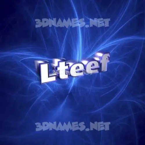 lteef in Plasma style - 3D name wallpaper lteef in Plasma style - 3D name wallpaper