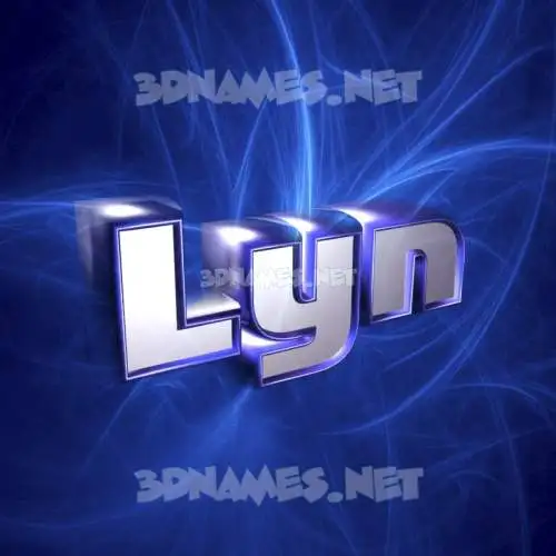 lyn in Plasma style - 3D name wallpaper lyn in Plasma style - 3D name wallpaper