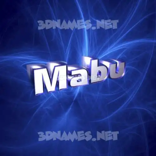 mabu in Plasma style - 3D name wallpaper mabu in Plasma style - 3D name wallpaper