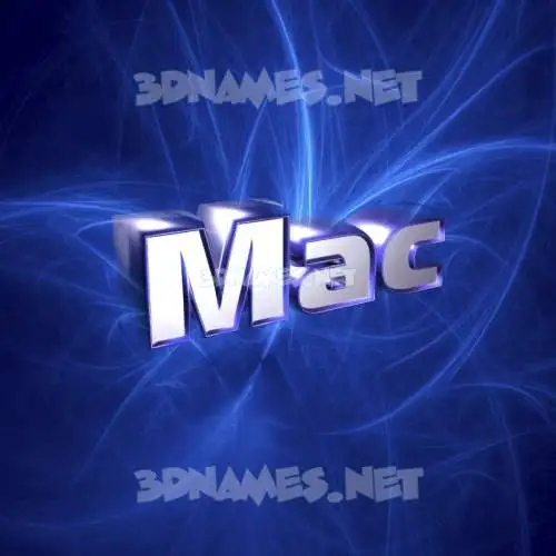 mac in Plasma style - 3D name wallpaper mac in Plasma style - 3D name wallpaper