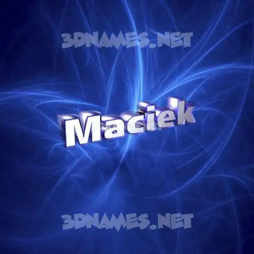 maciek in Plasma style - 3D name wallpaper maciek in Plasma style - 3D name wallpaper