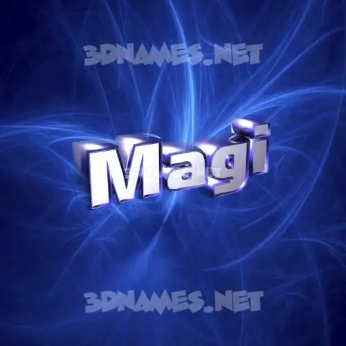 magi in Plasma style - 3D name wallpaper magi in Plasma style - 3D name wallpaper