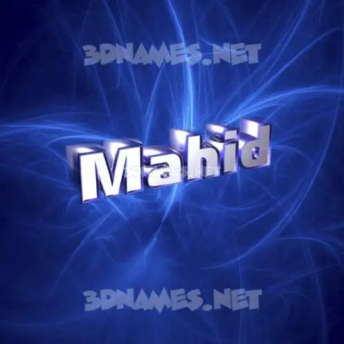 mahid in Plasma style - 3D name wallpaper mahid in Plasma style - 3D name wallpaper