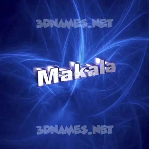 makala in Plasma style - 3D name wallpaper makala in Plasma style - 3D name wallpaper