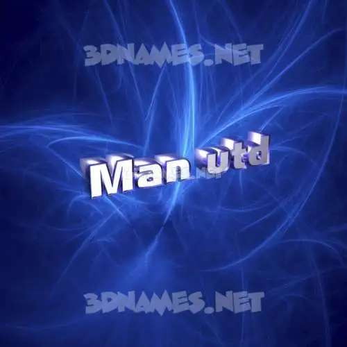 man utd in Plasma style - 3D name wallpaper man utd in Plasma style - 3D name wallpaper