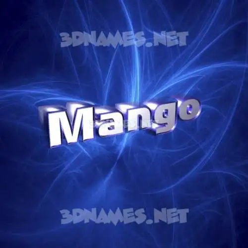 mango in Plasma style - 3D name wallpaper mango in Plasma style - 3D name wallpaper