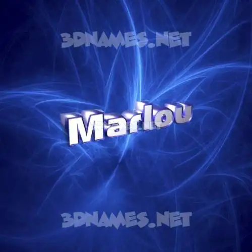 marlou in Plasma style - 3D name wallpaper marlou in Plasma style - 3D name wallpaper