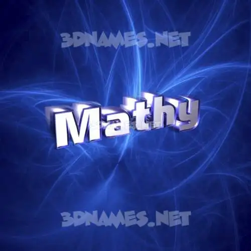 mathy in Plasma style - 3D name wallpaper mathy in Plasma style - 3D name wallpaper