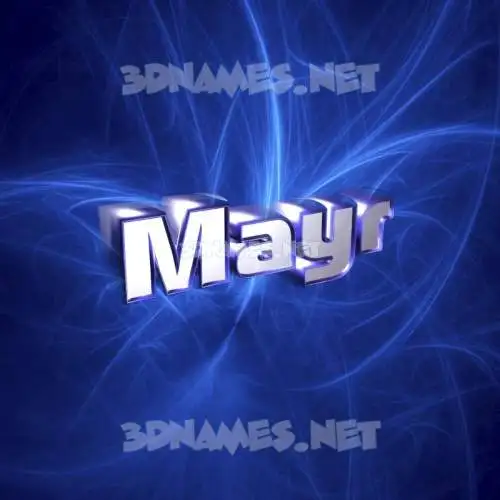 mayr in Plasma style - 3D name wallpaper mayr in Plasma style - 3D name wallpaper
