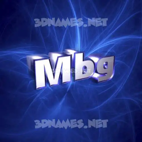 mbg in Plasma style - 3D name wallpaper mbg in Plasma style - 3D name wallpaper