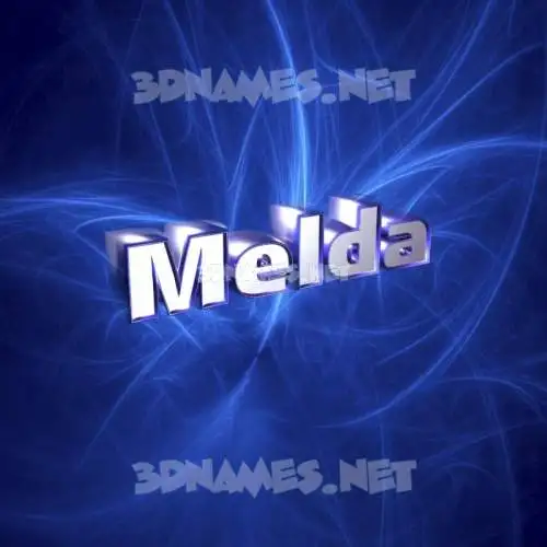 melda in Plasma style - 3D name wallpaper melda in Plasma style - 3D name wallpaper