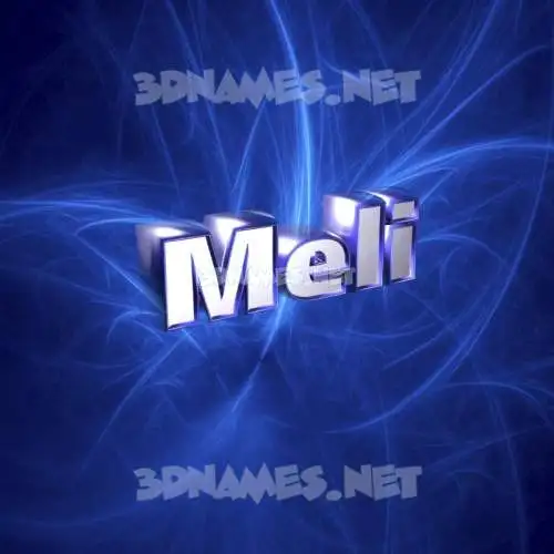 meli in Plasma style - 3D name wallpaper meli in Plasma style - 3D name wallpaper