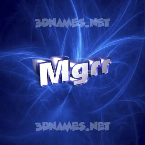 mgrr in Plasma style - 3D name wallpaper