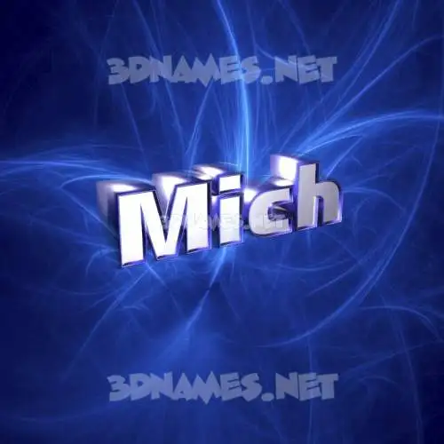 mich in Plasma style - 3D name wallpaper mich in Plasma style - 3D name wallpaper