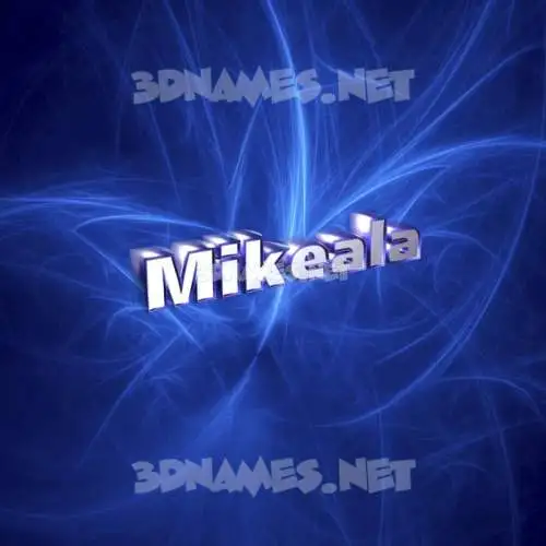 mikeala in Plasma style - 3D name wallpaper mikeala in Plasma style - 3D name wallpaper