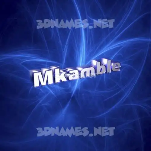 mkamble in Plasma style - 3D name wallpaper mkamble in Plasma style - 3D name wallpaper