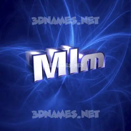 mlm in Plasma style - 3D name wallpaper mlm in Plasma style - 3D name wallpaper