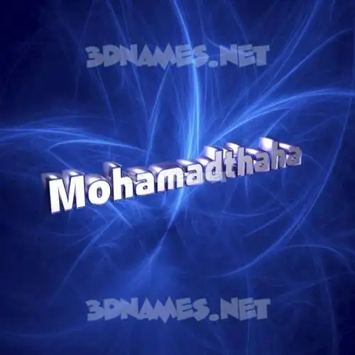 mohamadthaha in Plasma style - 3D name wallpaper mohamadthaha in Plasma style - 3D name wallpaper