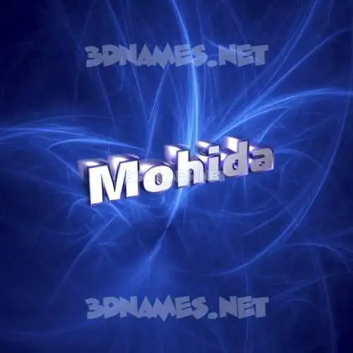 mohida in Plasma style - 3D name wallpaper mohida in Plasma style - 3D name wallpaper