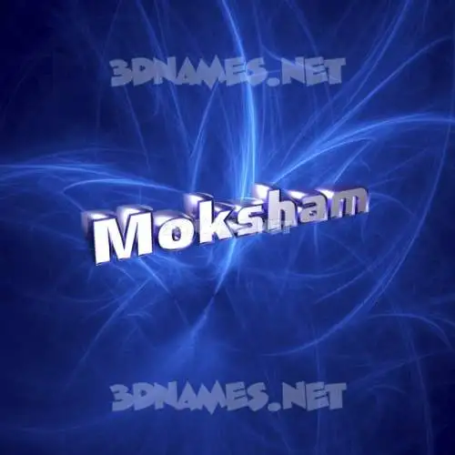 moksham in Plasma style - 3D name wallpaper moksham in Plasma style - 3D name wallpaper