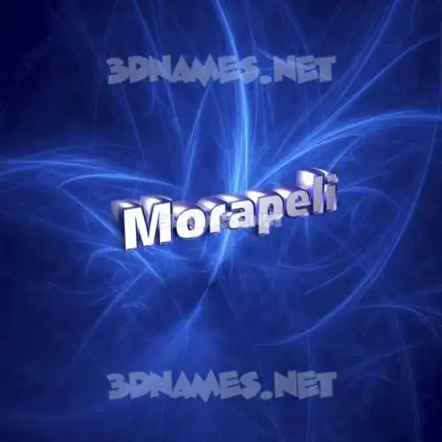 morapeli in Plasma style - 3D name wallpaper morapeli in Plasma style - 3D name wallpaper