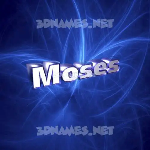 moses in Plasma style - 3D name wallpaper moses in Plasma style - 3D name wallpaper