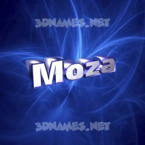 moza in Plasma style - 3D name wallpaper moza in Plasma style - 3D name wallpaper