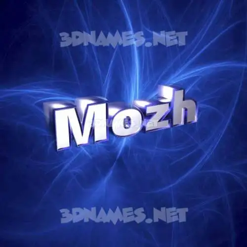 mozh in Plasma style - 3D name wallpaper mozh in Plasma style - 3D name wallpaper