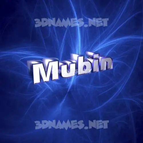 mubin in Plasma style - 3D name wallpaper mubin in Plasma style - 3D name wallpaper