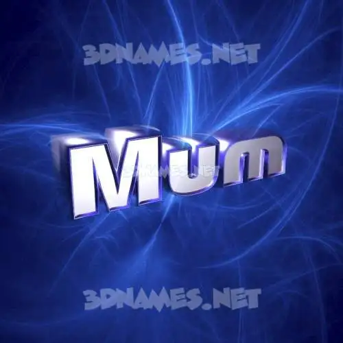 mum in Plasma style - 3D name wallpaper mum in Plasma style - 3D name wallpaper