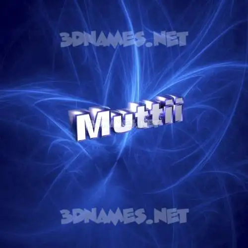 muttii in Plasma style - 3D name wallpaper muttii in Plasma style - 3D name wallpaper