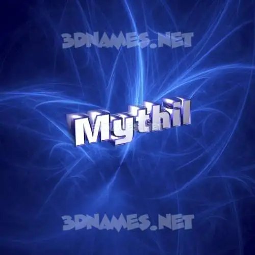 mythil in Plasma style - 3D name wallpaper