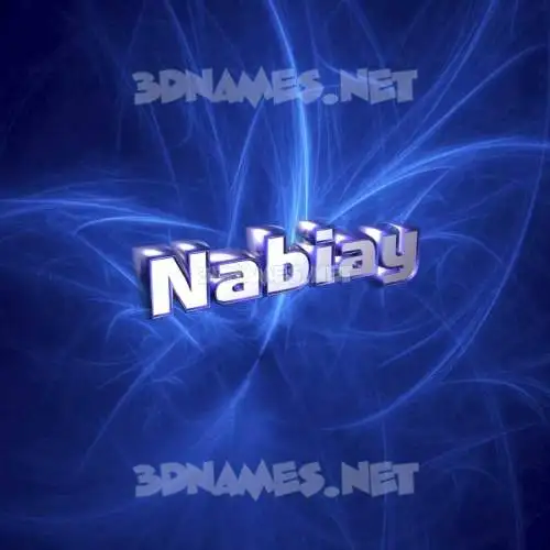 nabiay in Plasma style - 3D name wallpaper nabiay in Plasma style - 3D name wallpaper