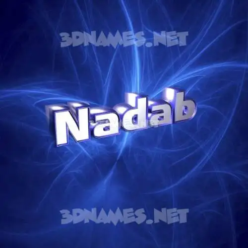nadab in Plasma style - 3D name wallpaper nadab in Plasma style - 3D name wallpaper