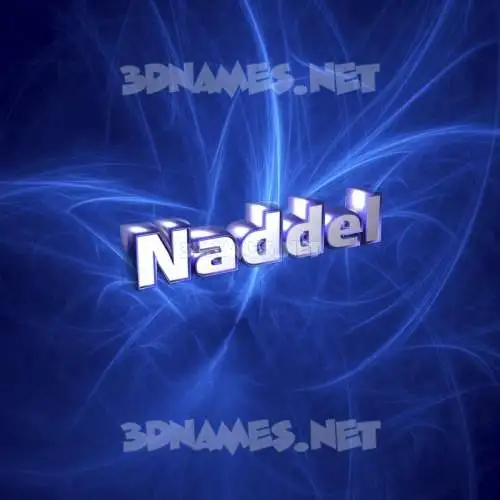 naddel in Plasma style - 3D name wallpaper naddel in Plasma style - 3D name wallpaper