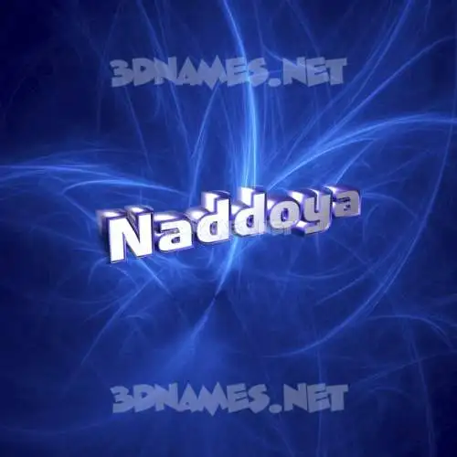 naddoya in Plasma style - 3D name wallpaper naddoya in Plasma style - 3D name wallpaper