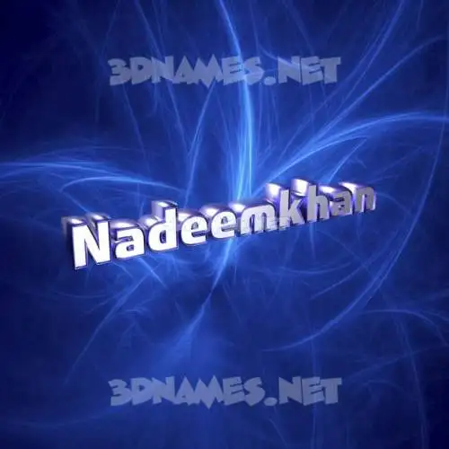 nadeemkhan in Plasma style - 3D name wallpaper nadeemkhan in Plasma style - 3D name wallpaper