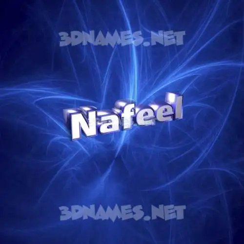 nafeel in Plasma style - 3D name wallpaper nafeel in Plasma style - 3D name wallpaper