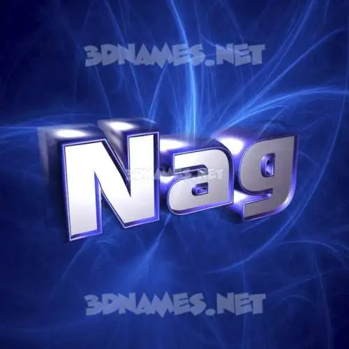 nag in Plasma style - 3D name wallpaper nag in Plasma style - 3D name wallpaper