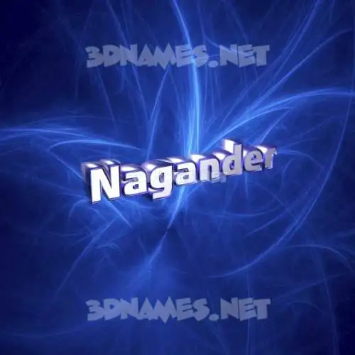 nagander in Plasma style - 3D name wallpaper