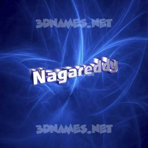nagareddy in Plasma style - 3D name wallpaper