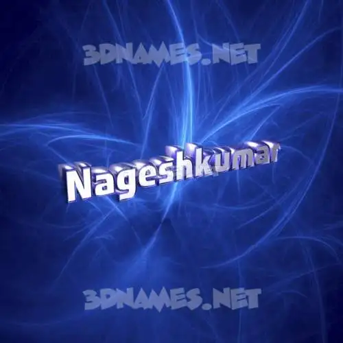 nageshkumar in Plasma style - 3D name wallpaper nageshkumar in Plasma style - 3D name wallpaper