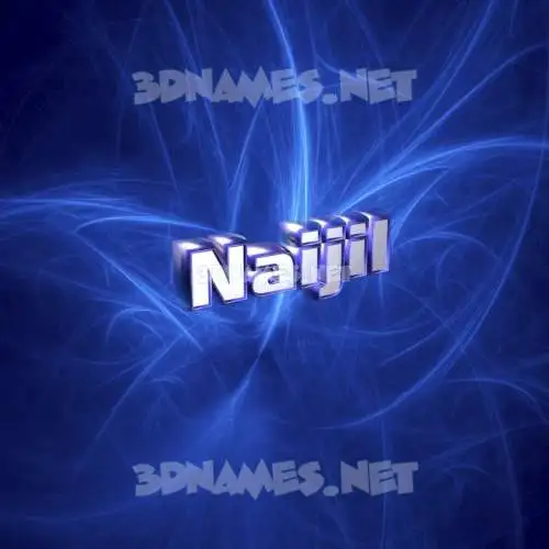 naijil in Plasma style - 3D name wallpaper naijil in Plasma style - 3D name wallpaper