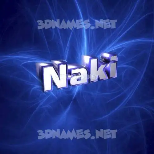 naki in Plasma style - 3D name wallpaper naki in Plasma style - 3D name wallpaper