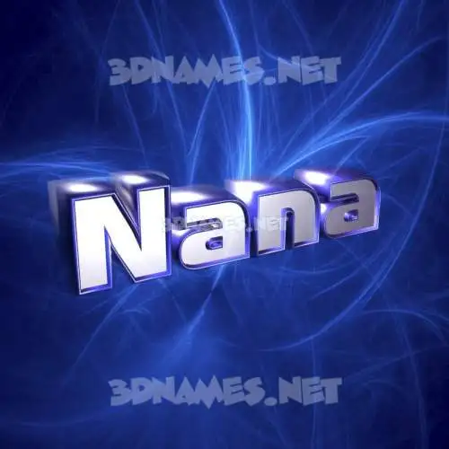 nana in Plasma style - 3D name wallpaper nana in Plasma style - 3D name wallpaper