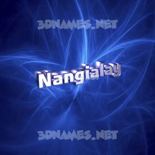 nangialay in Plasma style - 3D name wallpaper nangialay in Plasma style - 3D name wallpaper