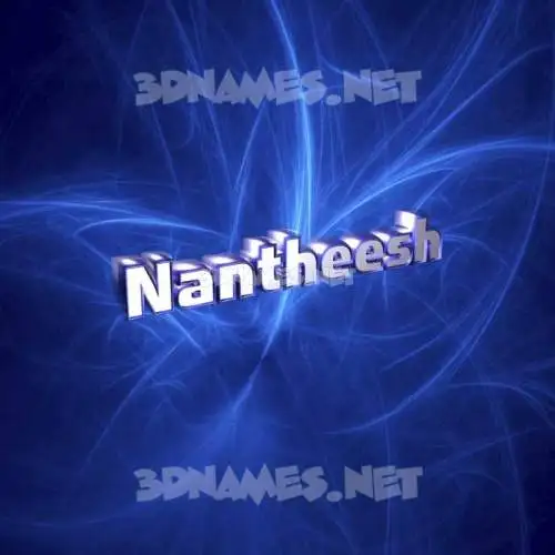 nantheesh in Plasma style - 3D name wallpaper nantheesh in Plasma style - 3D name wallpaper