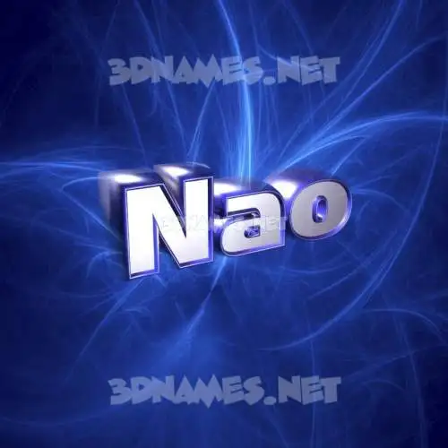 nao in Plasma style - 3D name wallpaper nao in Plasma style - 3D name wallpaper
