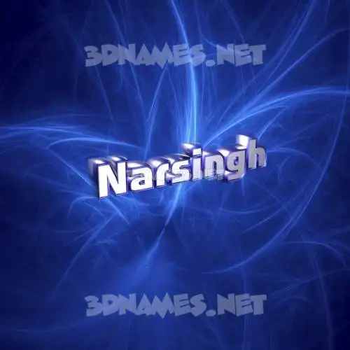 narsingh in Plasma style - 3D name wallpaper